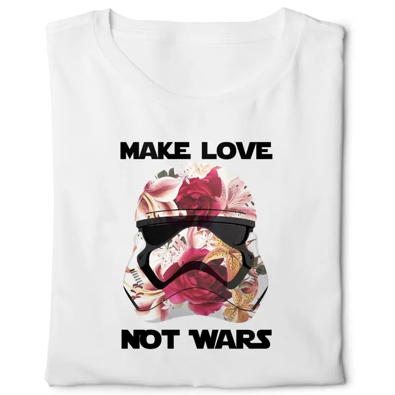 Star Wars Make Love not Wars - Digital Graphics Basic T-shirt White