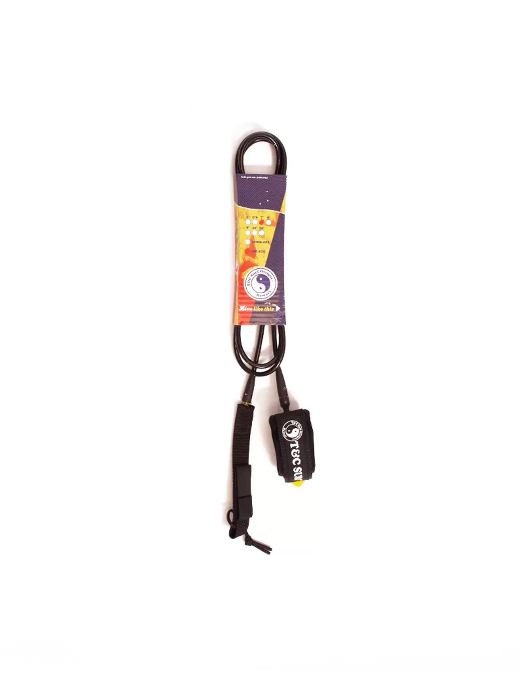 T&C Surf 6' Standard Leash