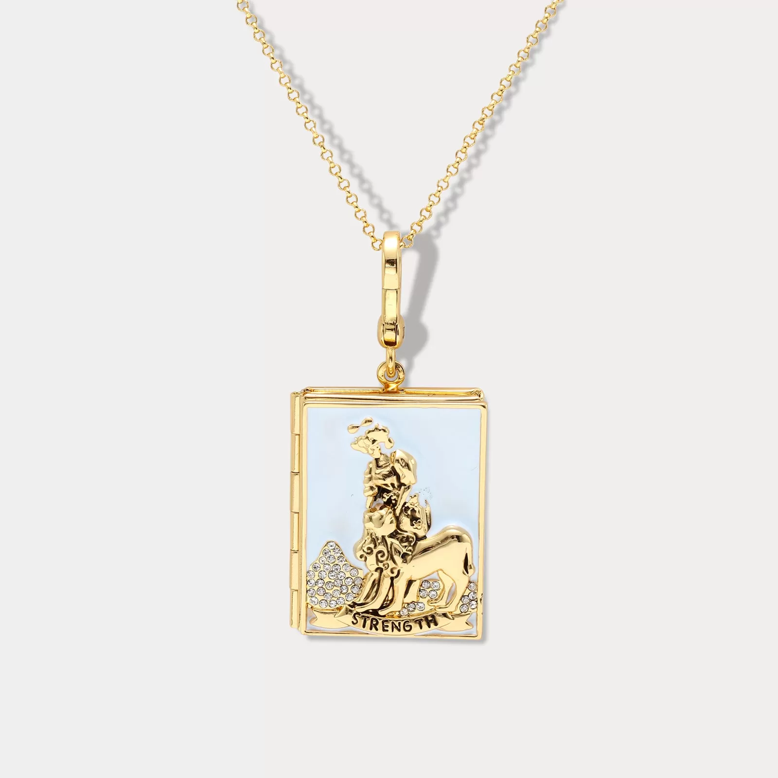 Tarot Locket Necklace - Strength