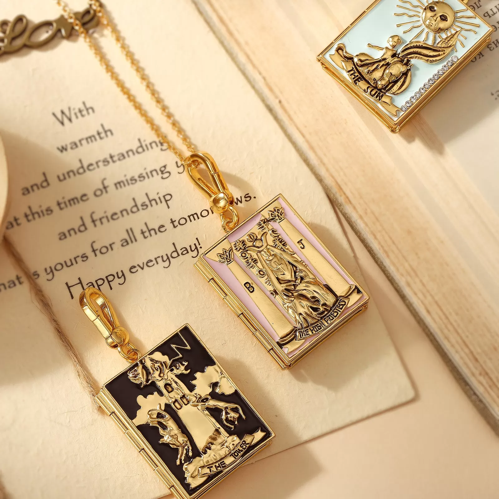 Tarot Magic Locket Necklace