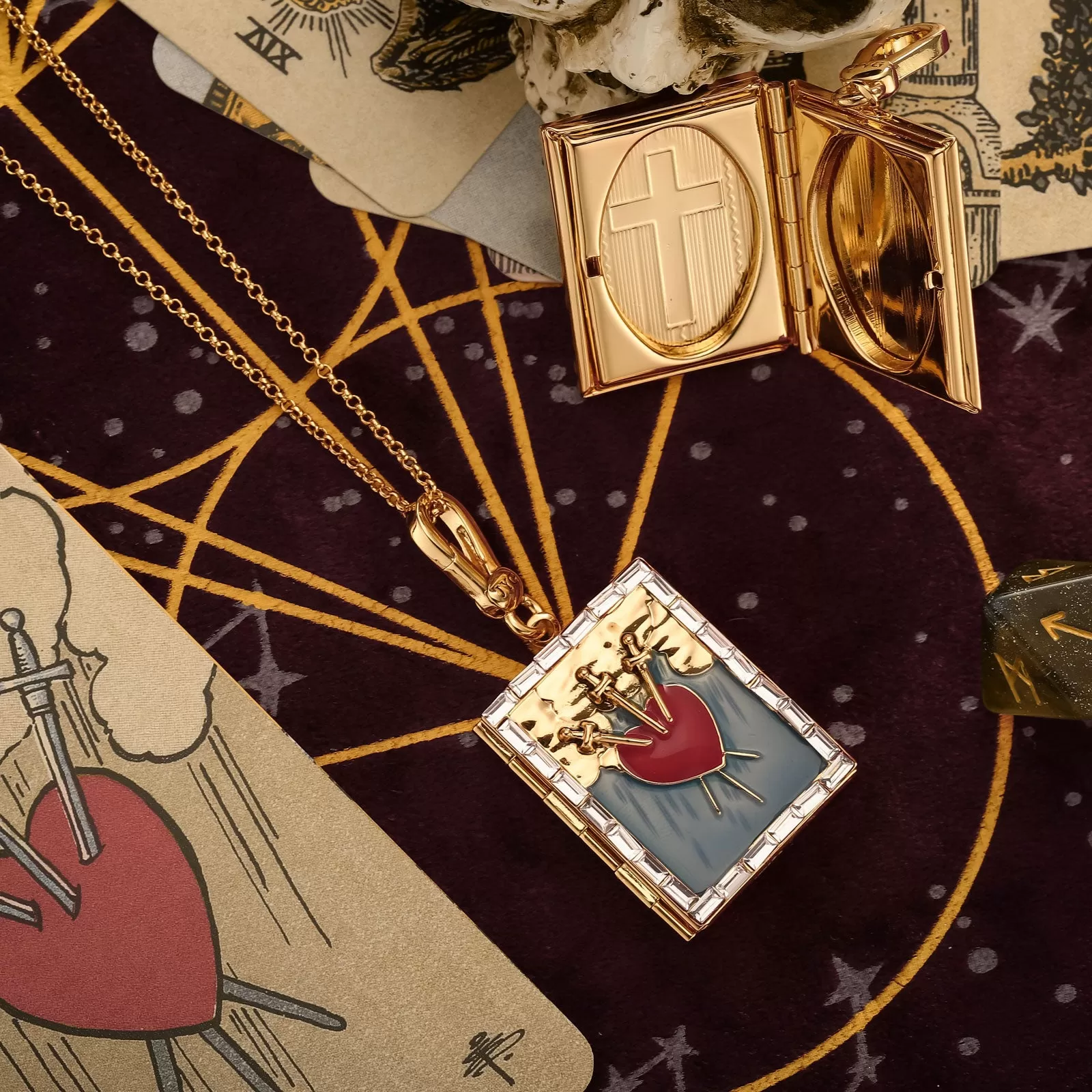 Tarot Magic Locket Necklace