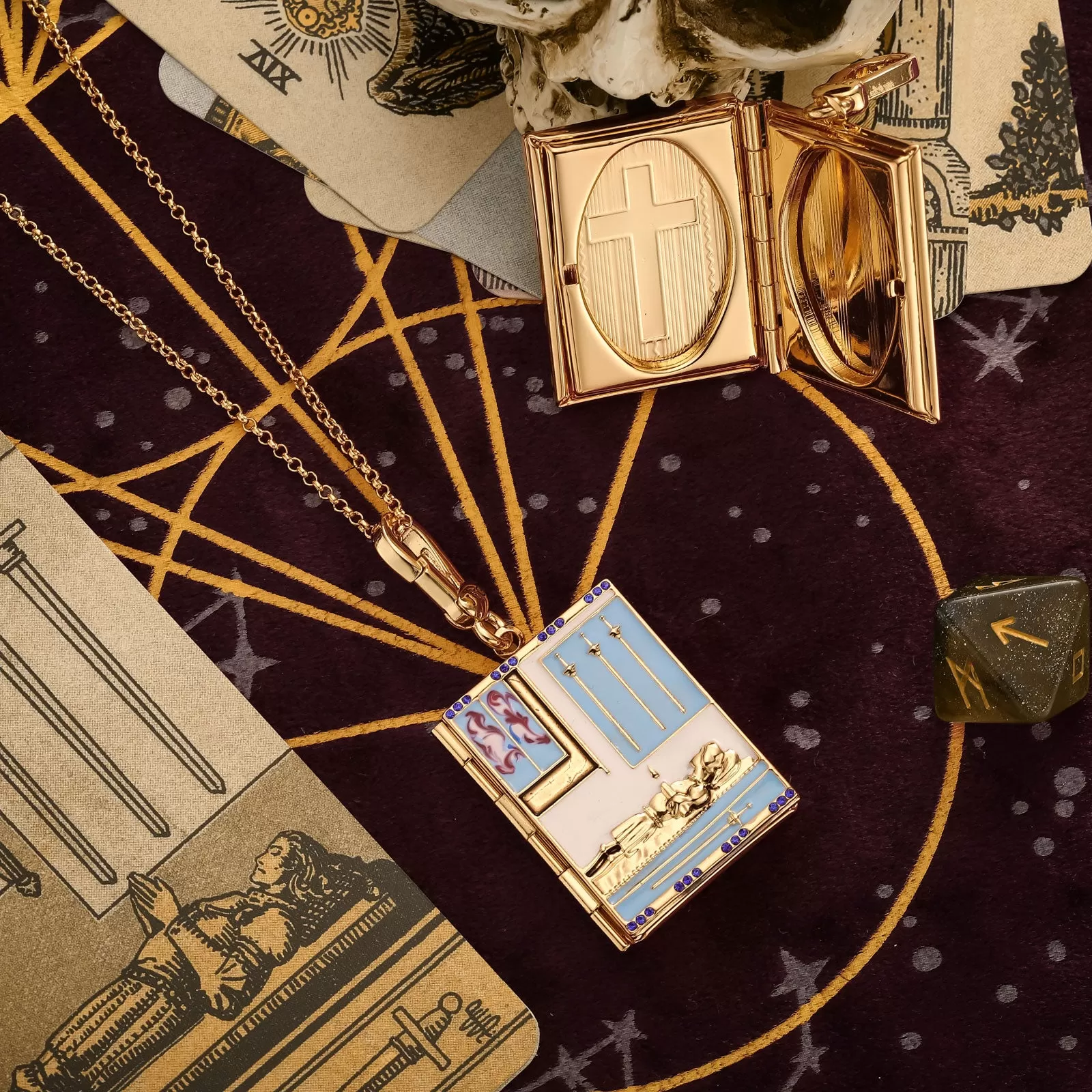 Tarot Magic Locket Necklace