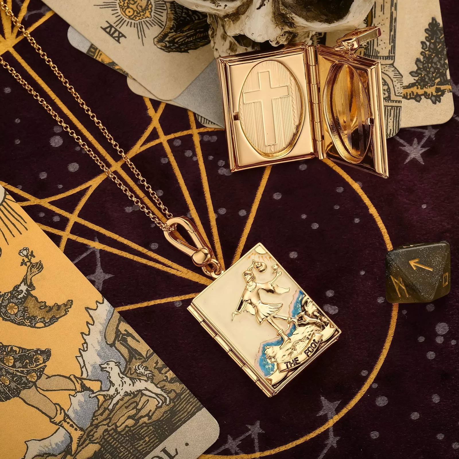 Tarot Magic Locket Necklace