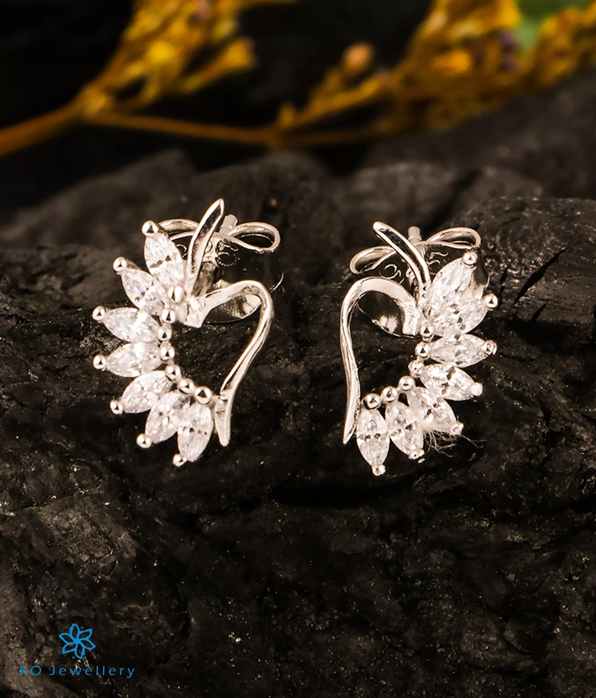 The Gloriana Silver Earrings