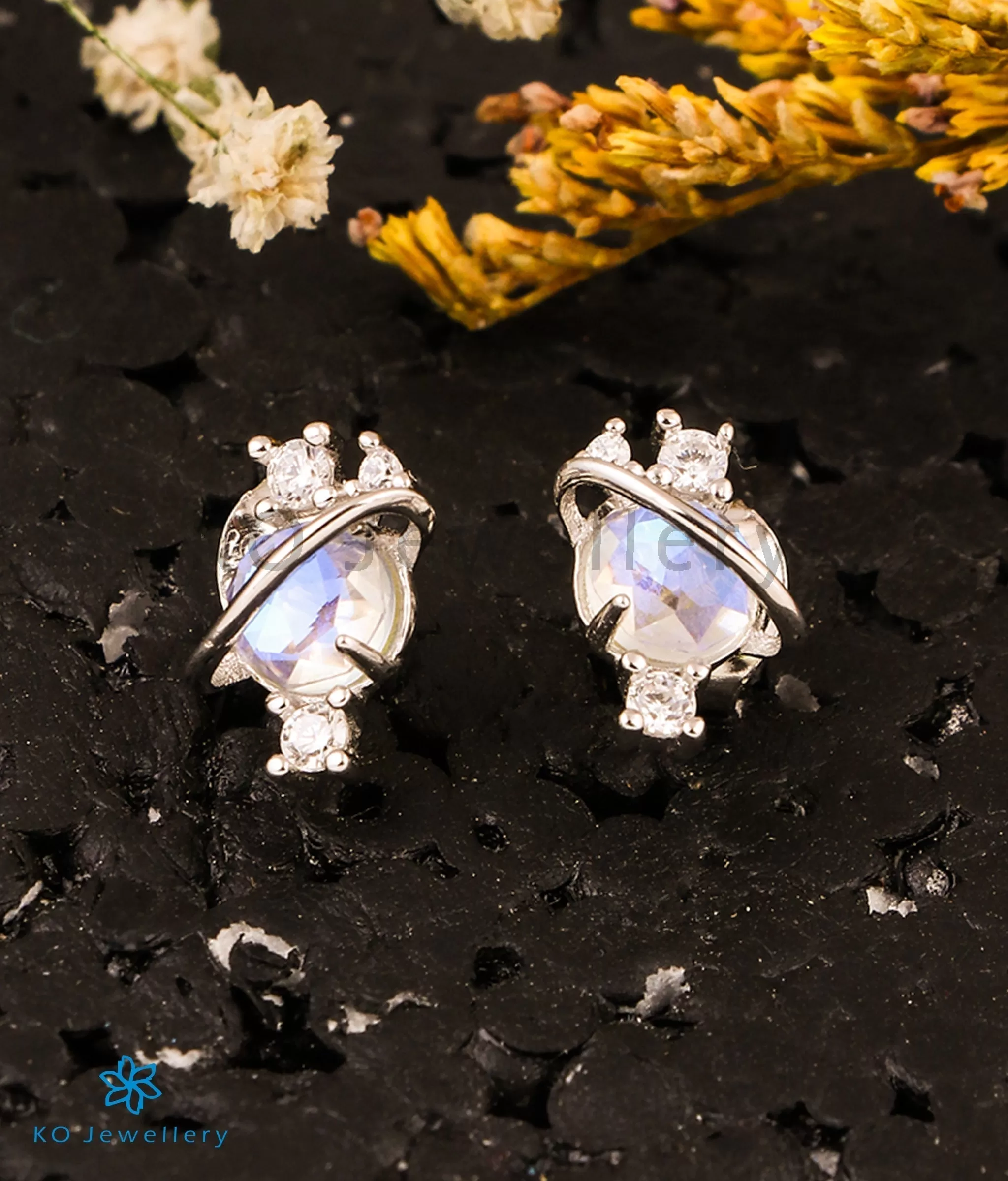 The Luminous Silver Earrings