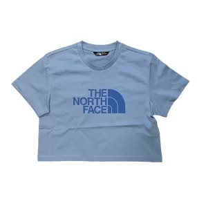 The North Face Crop Easy girls' short sleeve t-shirt NF0A87T7QEO light blue