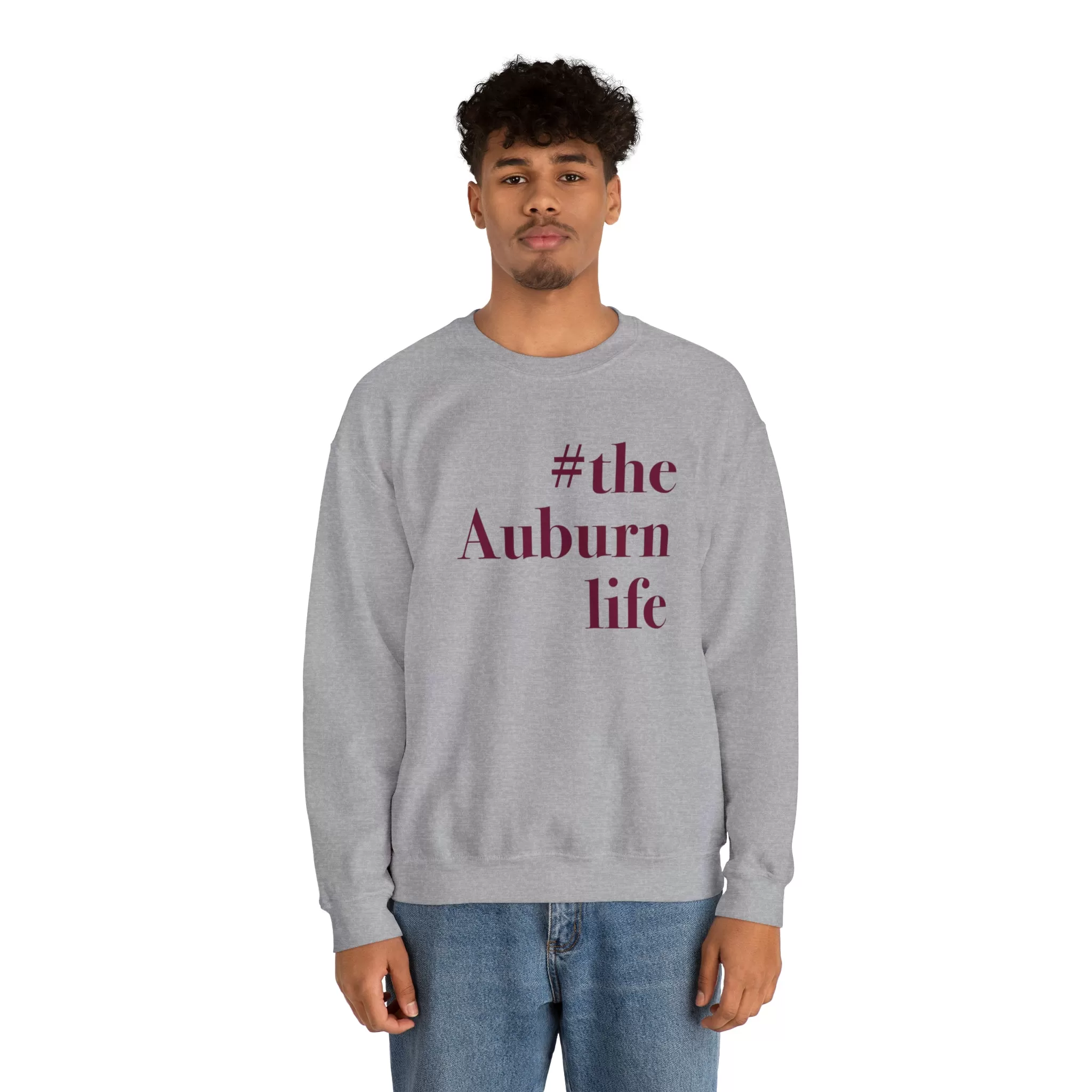 #theauburnlife Unisex Heavy Blend™ Crewneck Sweatshirt