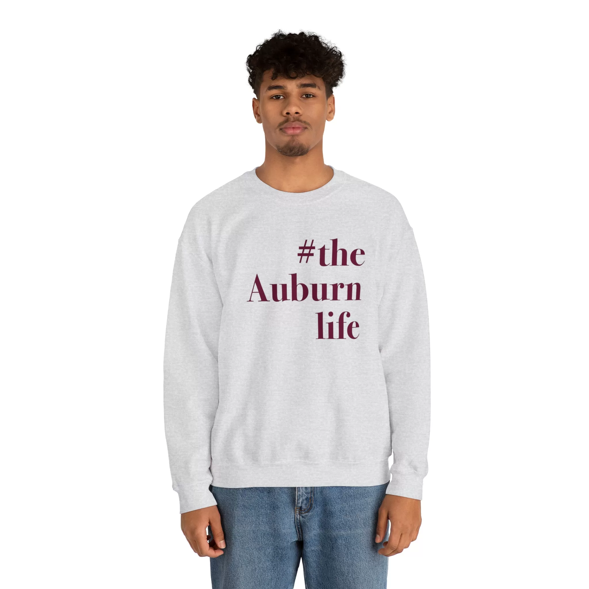 #theauburnlife Unisex Heavy Blend™ Crewneck Sweatshirt