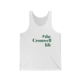 #thecromwelllife Unisex Jersey Tank Top (green)