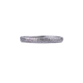 Thin Black Rhodium Plated Band by Yasuko Azuma