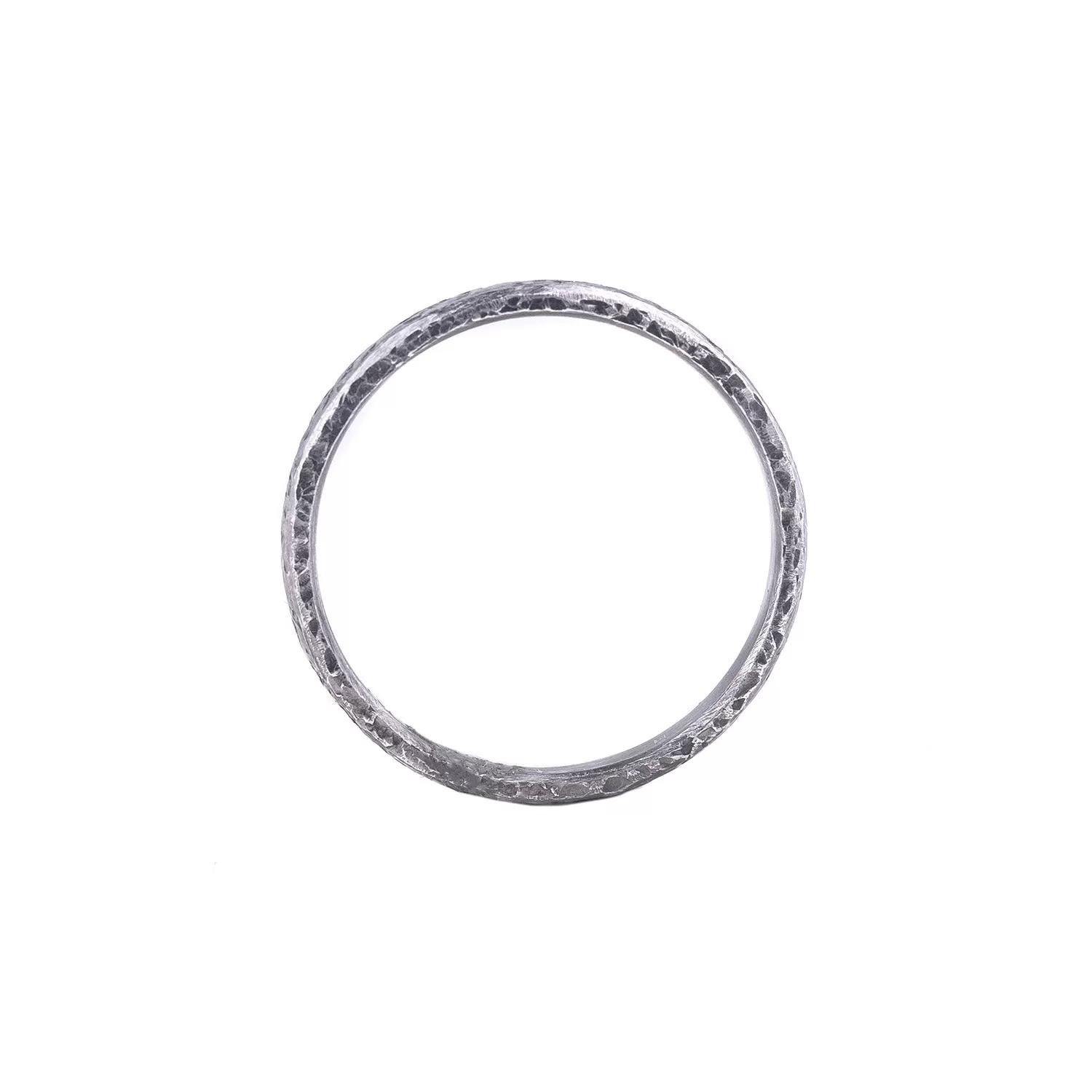 Thin Black Rhodium Plated Band by Yasuko Azuma