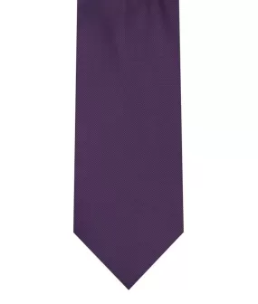 Tie & Pocket Square - Deep Purple