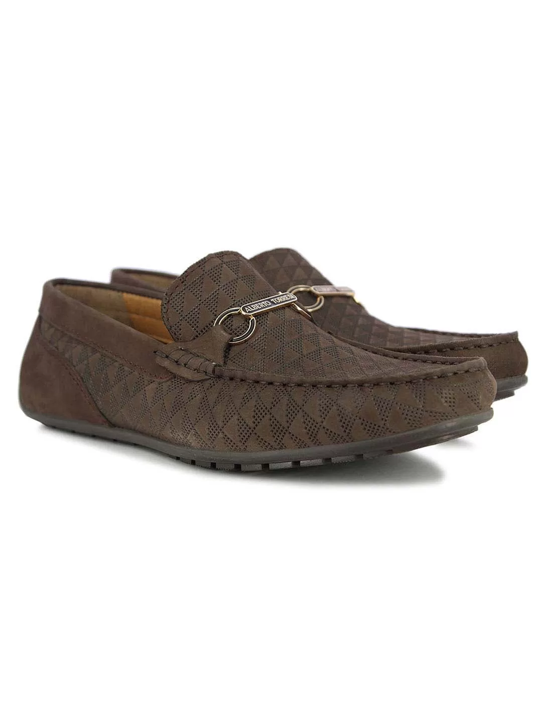 Travis Men's Brown Formal Loafers