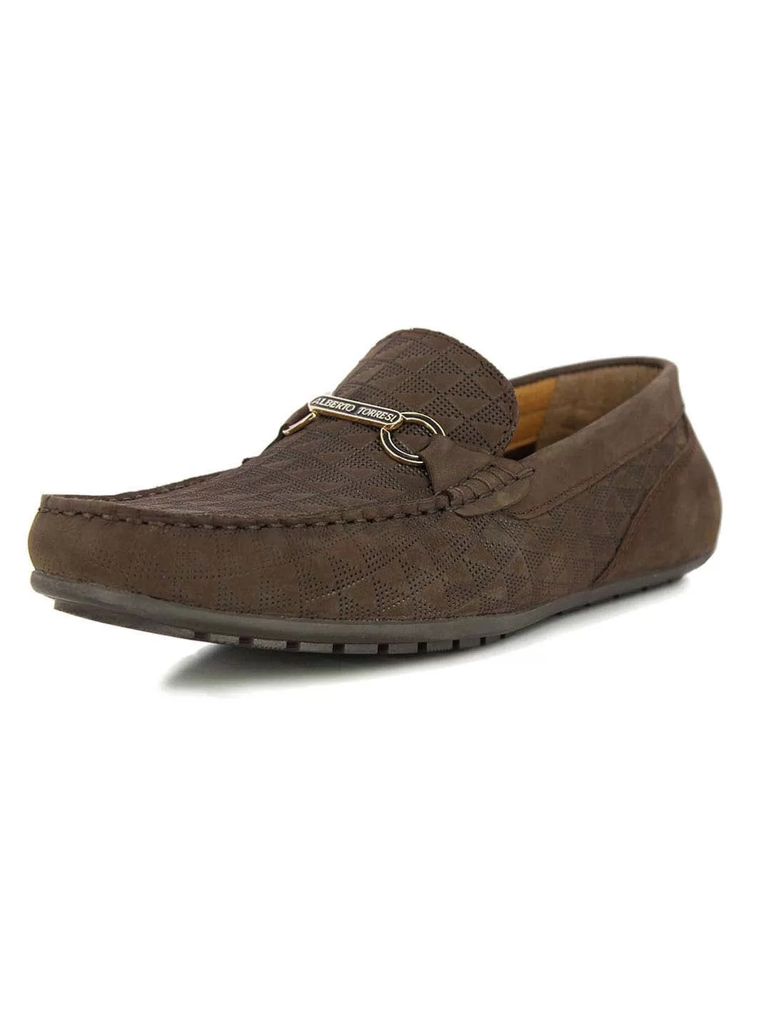 Travis Men's Brown Formal Loafers