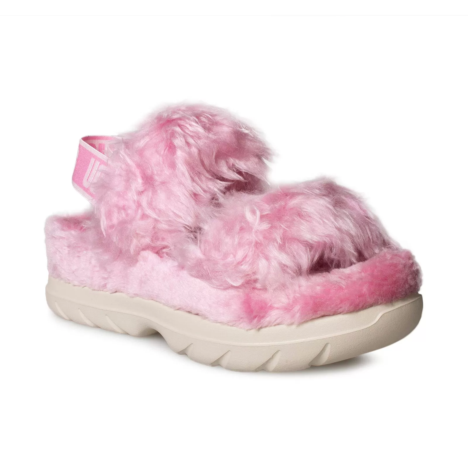 UGG Fluff Sugar Pink Sandals - Women's