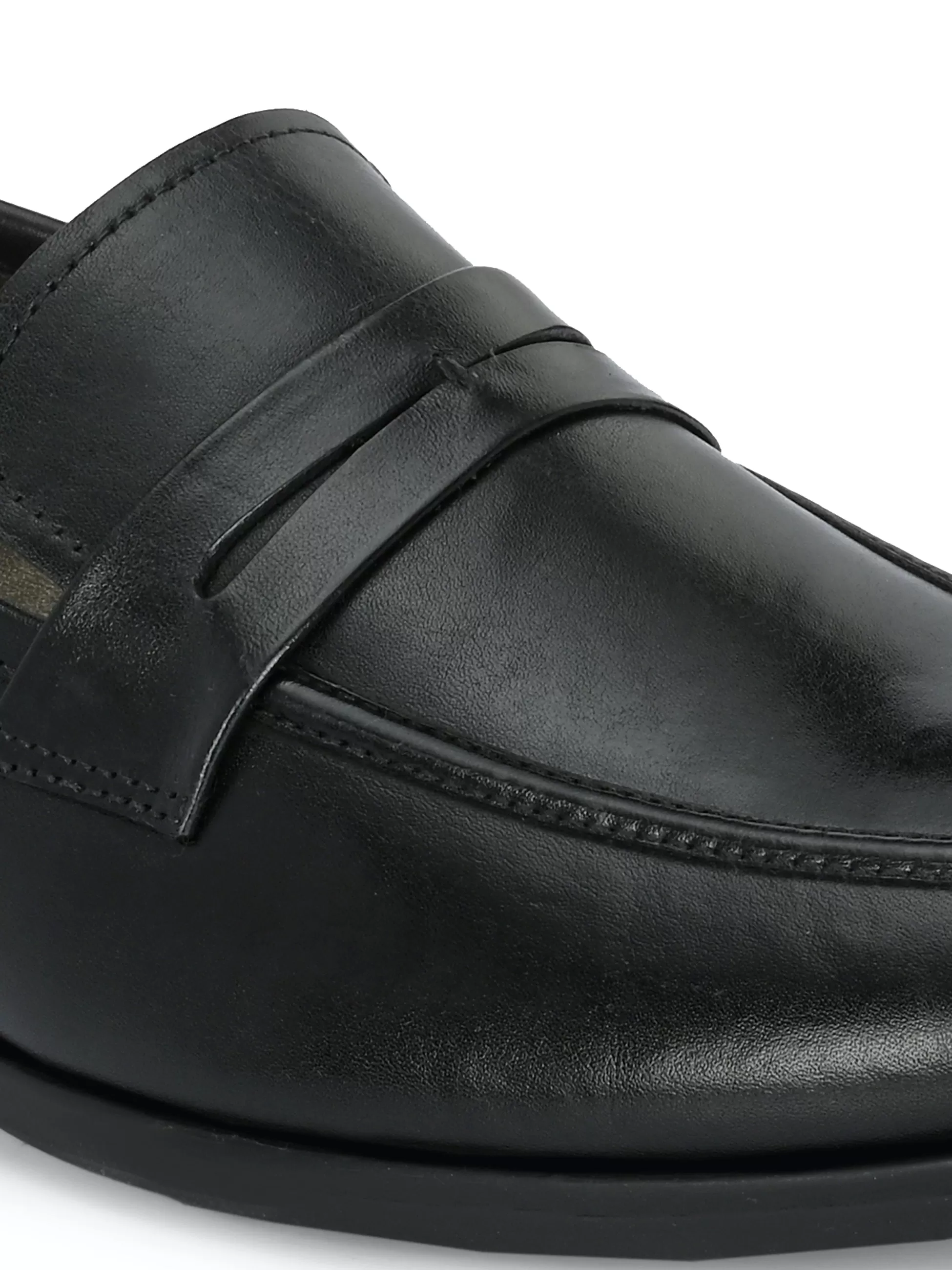 Ukiyo Black Formal Slip-Ons