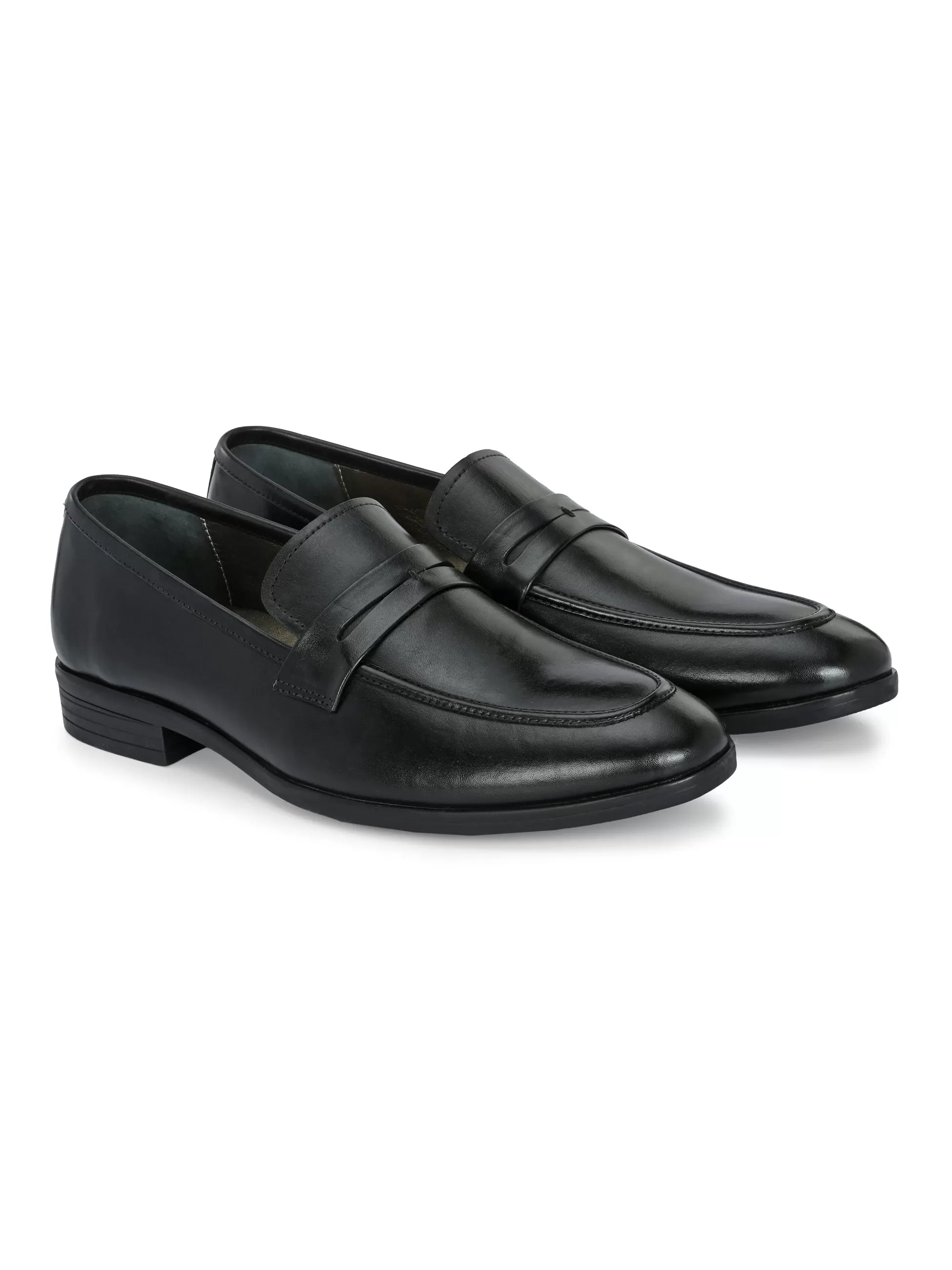 Ukiyo Black Formal Slip-Ons