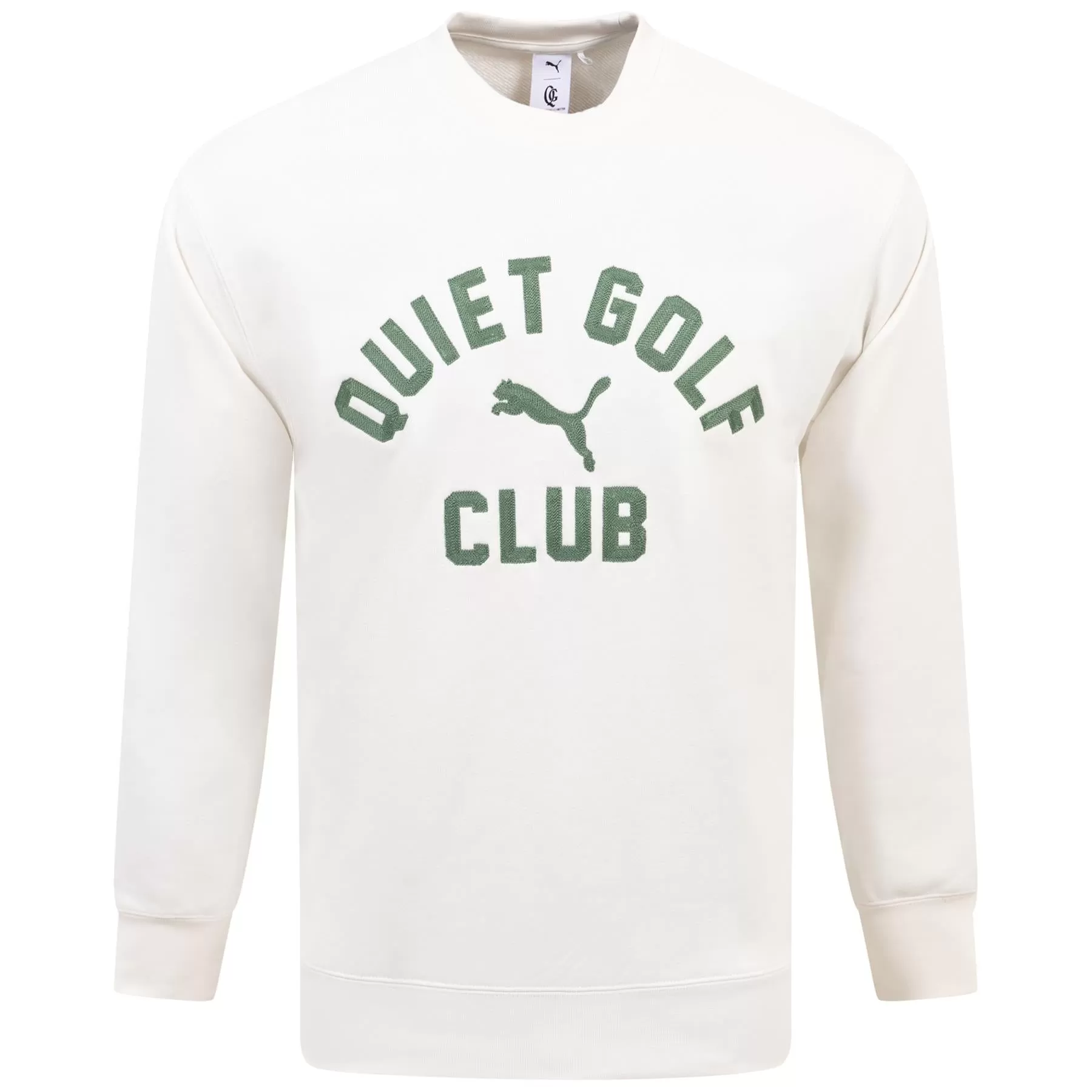 x QGC Graphic Crew Neck Sweatshirt White - SS24