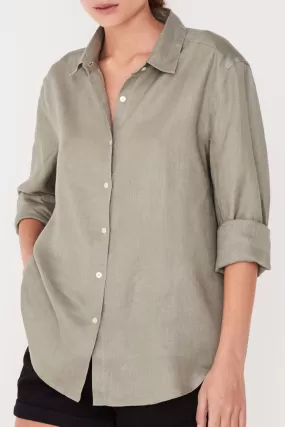 Xander Linen Seagrass Shirt